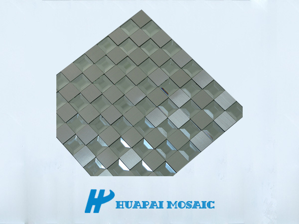 glass mix metal mosaic