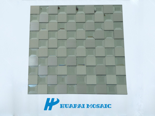 glass mix metal mosaic